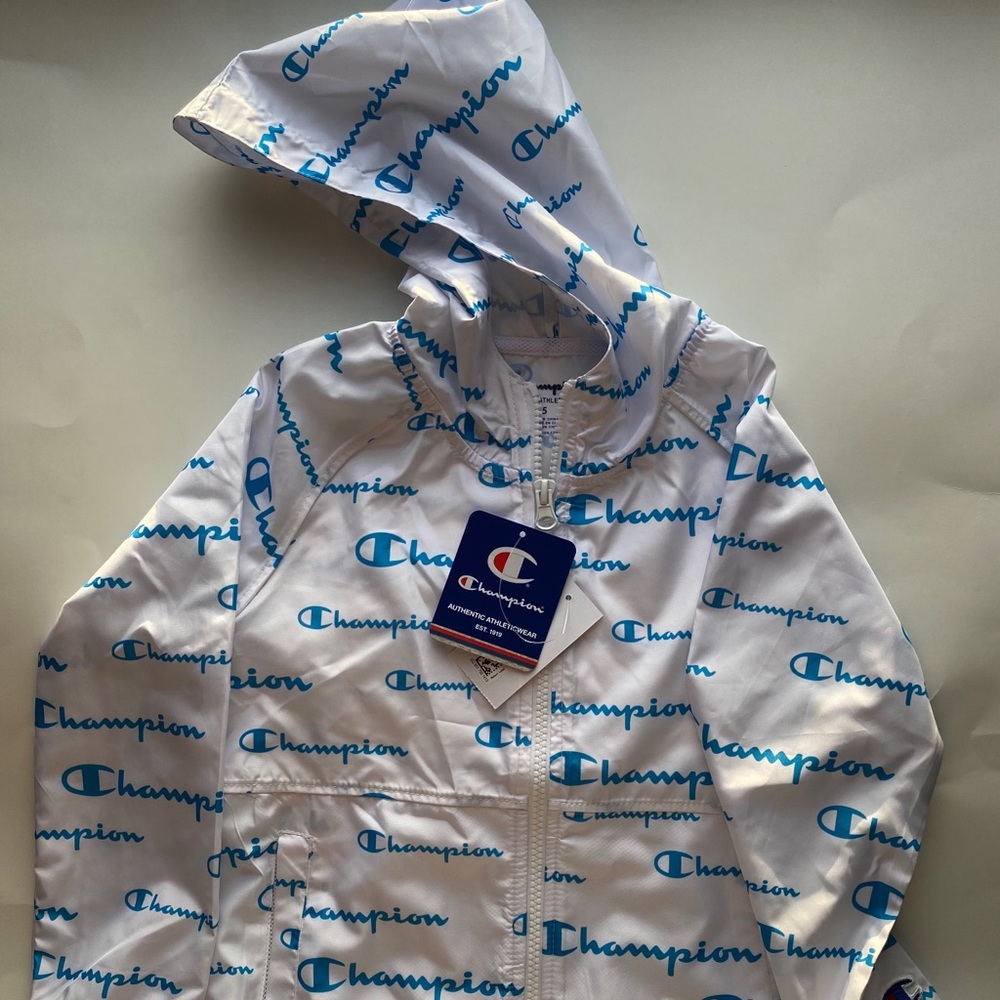 Nwt boys champion logo windbreaker spring jacket